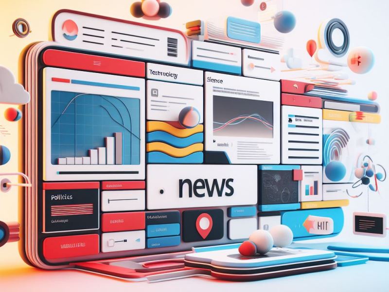 Sección de inicio y&nbsp;noticias